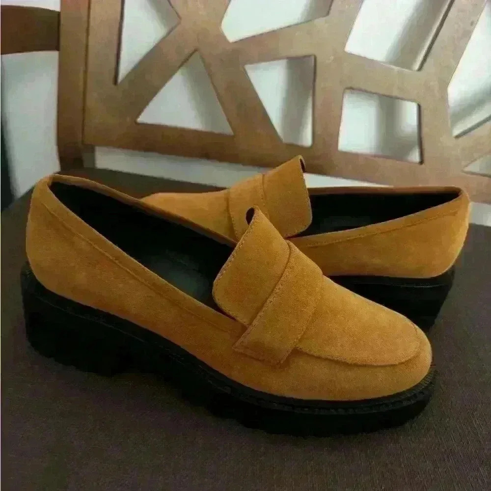 Aerosoles Rodney Women’s Suede Platform Loafer.New with out tags size 7 - Picture 2 of 12